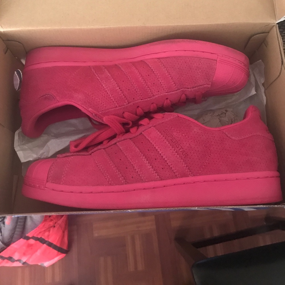 Pink Adidas Superstar RT Men’s Size 8/ Womens 10